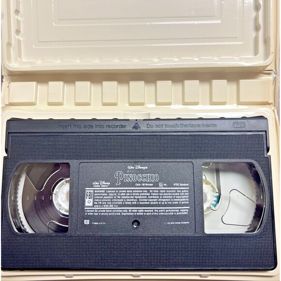 Walt Disney's Masterpiece Pinocchio VHS Clam Shell Cover - Picture 4 of 9